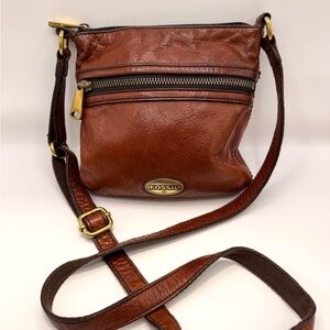 Fossil Explorer Mini Leather Crossbody Bag